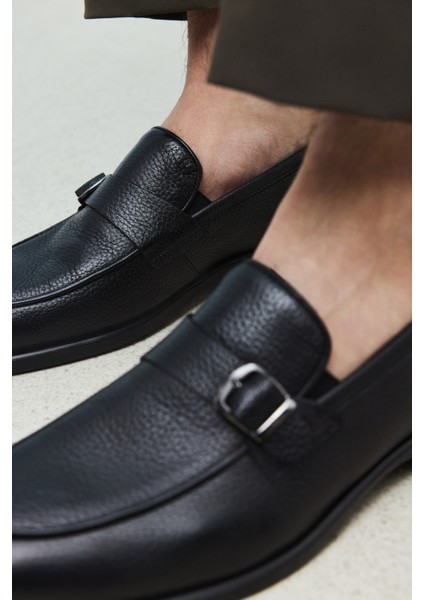 Erkek Deri Ayakkabı 151986Z4073 Siyah modelleri