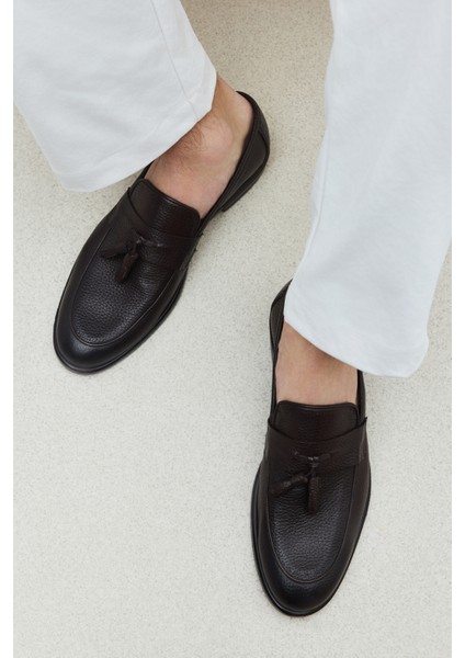 Erkek Deri Ayakkabı 151986Z4074 Kahve modelleri