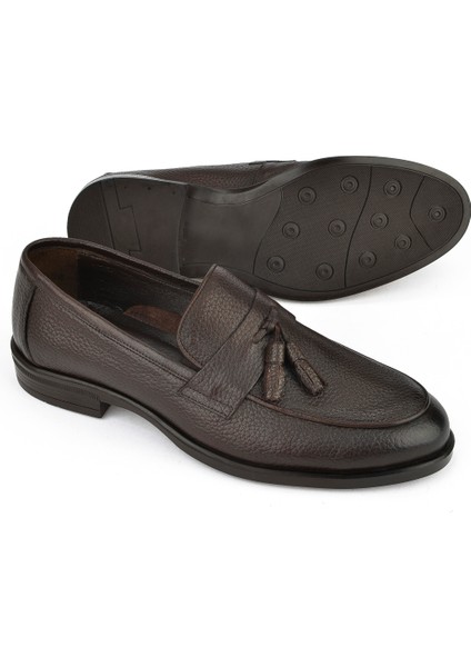 Erkek Deri Ayakkabı 151986Z4074 Kahve