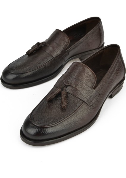 Erkek Deri Ayakkabı 151986Z4074 Kahve