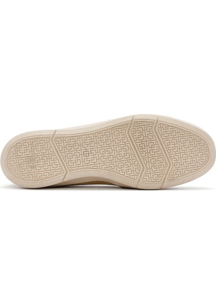 Kadın Bej Süet Deri Comfort Loafer 25SFD410010
