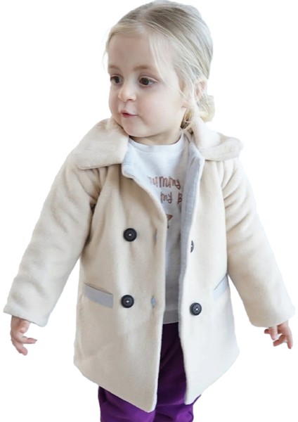 x Ipek Atlas Kız Erkek Çocuk Müslin Astarlı Kaban