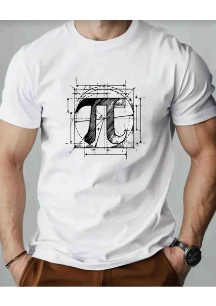 Pi Özel Tasarım Baskılı Oversize Tshirt