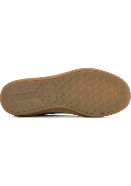 Erkek Bej Bağcıklı Süet Deri Sneaker 25SFD641910