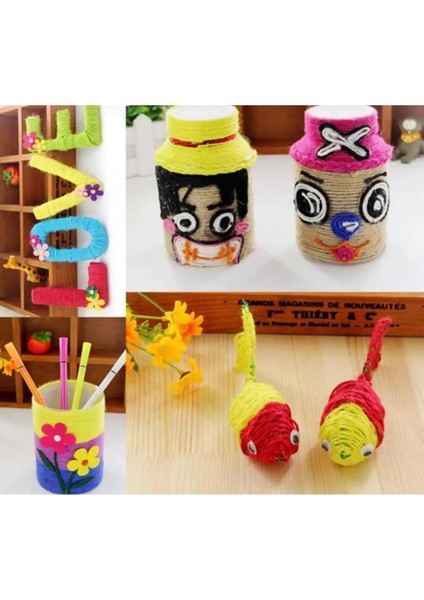 Kağıt İp Çanta, Şapka, Dıy Yapımı (100 gr) G14 Beyaz modelleri