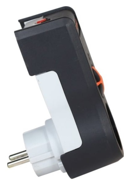 Powersurge 1 Enerji Koruma Prizi 1050 Joule Siyah