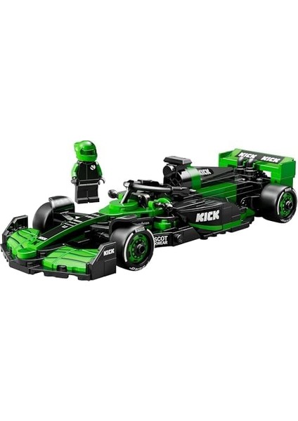Speed Champions Kıck Sauber F1 Team C44 Yarış Arabası 77247 - 10 Yaş ve Üzeri Kız ve Erkek Çocuklarıyla Motorseverler Için Koleksiyonluk Sürücü Minifigürü Içeren Yapım Seti (259 Parça) modelleri