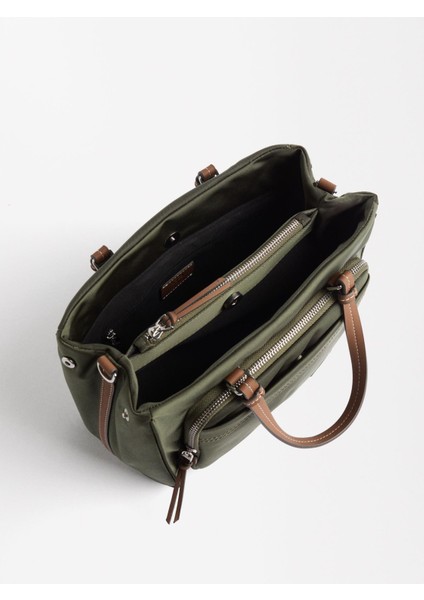 Teknik Kumaş Tote Çanta