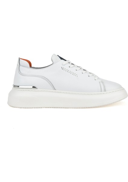 Erkek Deri Sneaker 151987Z024 Beyaz