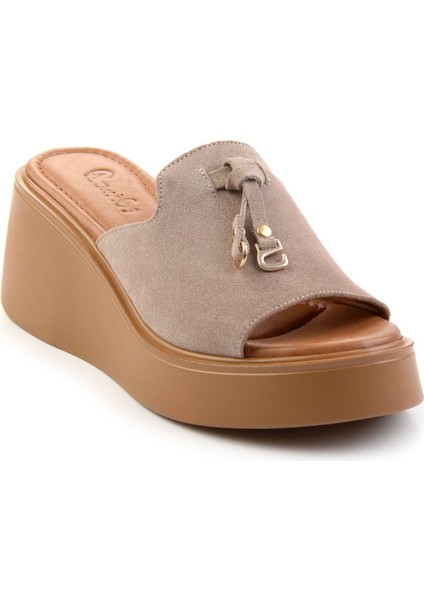 Vizon Leather Kadın Terlik K04359022702 fiyatları