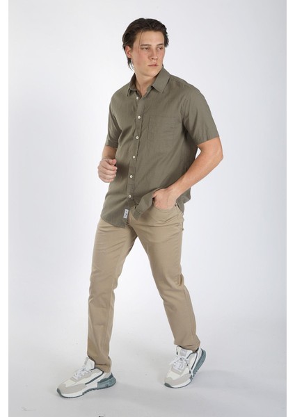 252 Lcm 241018 Desola Lee Cooper Erkek K.kol Dokuma Gömlek fırsatları