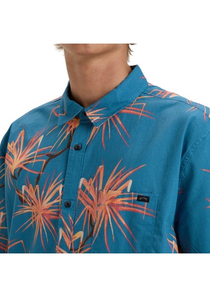 Sundays Ss Erkek Mavi Gömlek