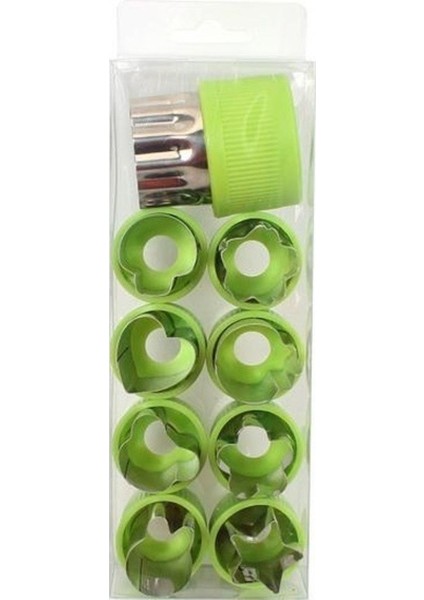 9 Adet Paslanmaz Çelik Meyve Şekli Kesici Çocuklar Için Sandviç Kesiciler, Kurabiye Kesiciler Kalıp modelleri