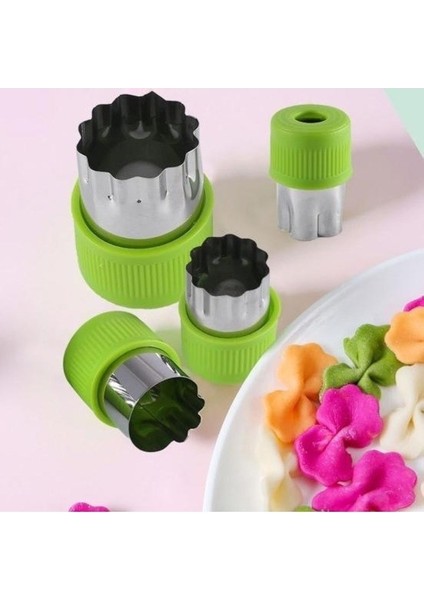 9 Adet Paslanmaz Çelik Meyve Şekli Kesici Çocuklar Için Sandviç Kesiciler, Kurabiye Kesiciler Kalıp fırsatları