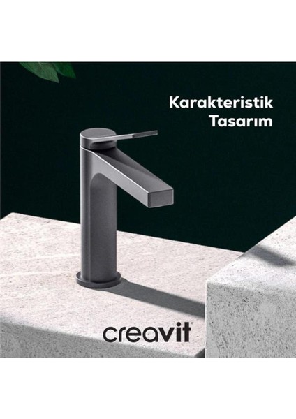 Ritmo Lavabo Armatürü - Metalik Gri fiyatları