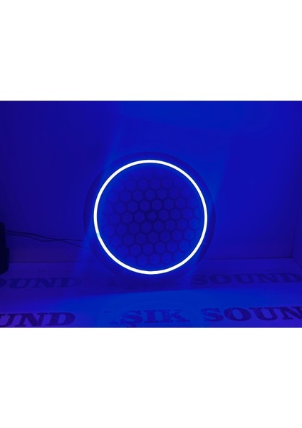 Ledli Hoparlör Kapağı 20 cm Mavirenk fiyatları