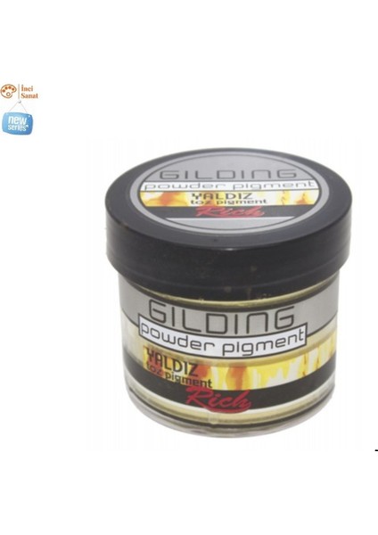 Sedef Toz Pigment Royal Gold Altın Powder Pigment Pearl 60CC