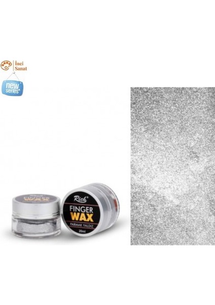 Parmak Yaldız Finger Wax Bronz Gümüş Silver 20ML