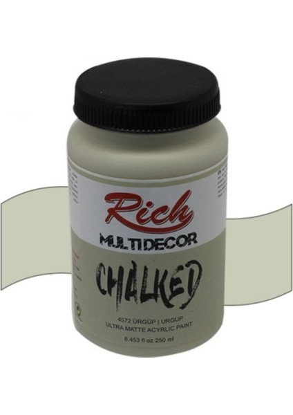 Ürgüp Multi Decor Chalked N:4572 Her Yüzey Akrilik Boya Ipeksi Pastel Mat Görünüm 250CC