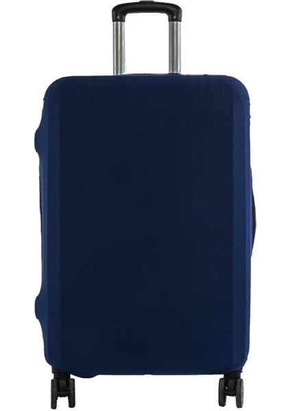 Orta Boy Lacivert Valiz Kılıfı, Bavul Kılıfı, Valiz & Bavul Koruyucu