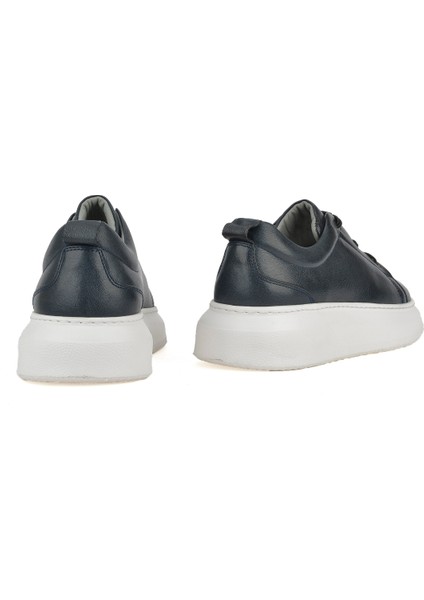 Erkek Deri Sneaker 151987Z133 Lacivert
