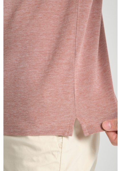 Boggee Pedso Erkek Bordo Italyan Yaka Çekmez Likralı %100 Pamuklu Kumaş Slim Fit Polo Yaka Tişört fırsatları