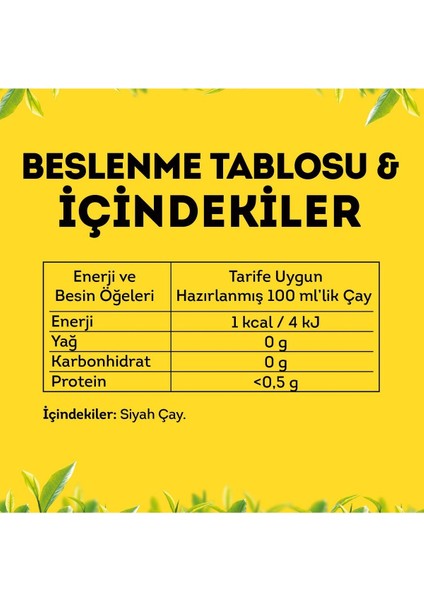 Yellow Label Dökme Siyah Çay 1000 gr x 2 Adet