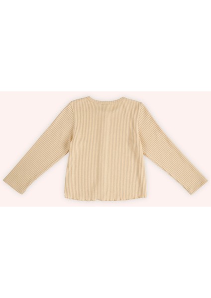 Kız Çocuk Örme Bej 2'li Triko Takım fırsatları