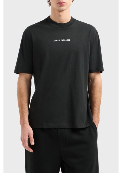Armani Exchage Pamuk Regular Fit Ön ve Arka Logolu T Shirt Erkek T Shirt XM000588 AF12308 UB001