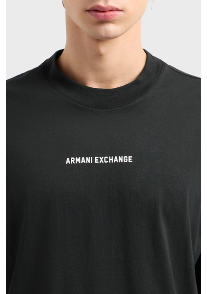 Armani Exchage Pamuk Regular Fit Ön ve Arka Logolu T Shirt Erkek T Shirt XM000588 AF12308 UB001