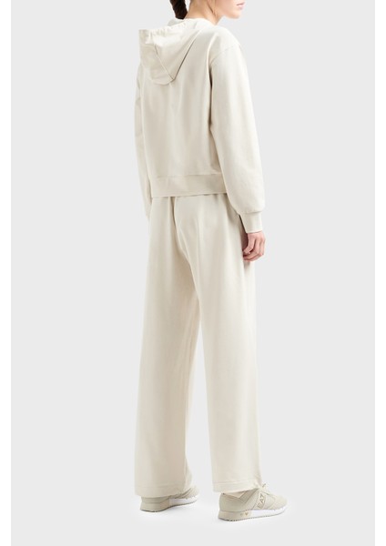 Logolu Streç Pamuklu Relaxed Fit Kapüşonlu Eşofman Takımı Bayan Eşofman Takımı 7W000086 AF13135 U1112 fiyatları