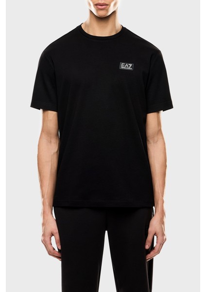 Pamuk Regular Fit Bisiklet Yaka Logolu T Shirt Erkek T Shirt 7M000516 AF14616 UC001