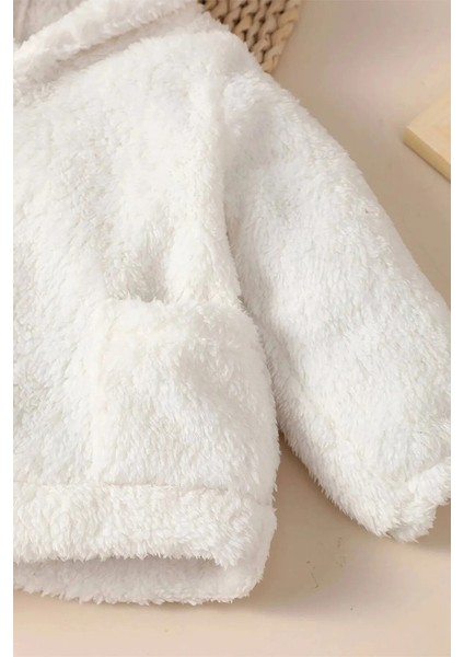 x Ipek Atlas Erkek Kız Bebek Çocuk Kapüşonlu Peluş Ikili Takım modelleri