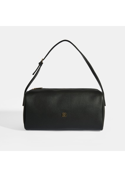 Kadın Siyah Ayarlanabilir Askılı Omuz Çantası