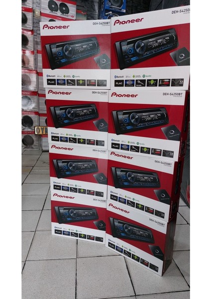 Pıoneer 4250BT Prof Teyp Bluetooth USB CD 2ANFI Çıkışlı