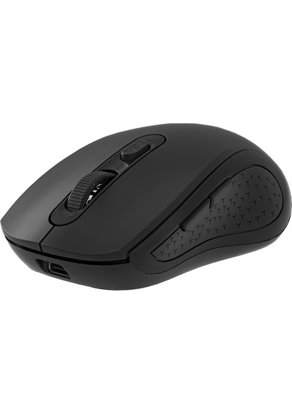 WM500 2.4 Ghz Şarj Edilebilir Kablosuz Mouse -Siyah