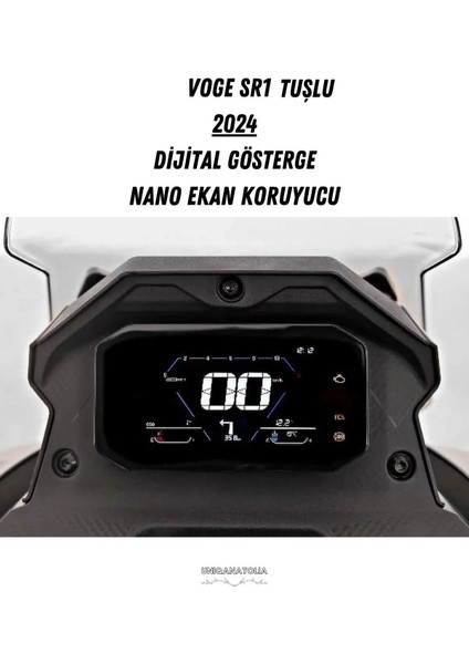 Voge Sr1 Tuşlu 2024 Dijital Gösterge Uyumlu Nano Ekran Koruyucu