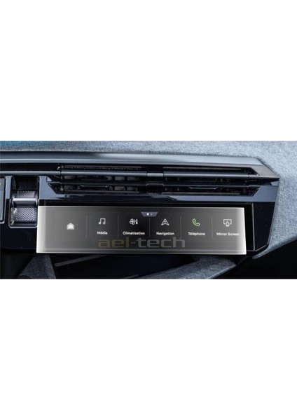 Peugeot 3008 Yeni 21 Inç Dijital Gösterge Navigasyon ve Klima Uyumlu Nano Ekran Koruyucu 2 Li Set