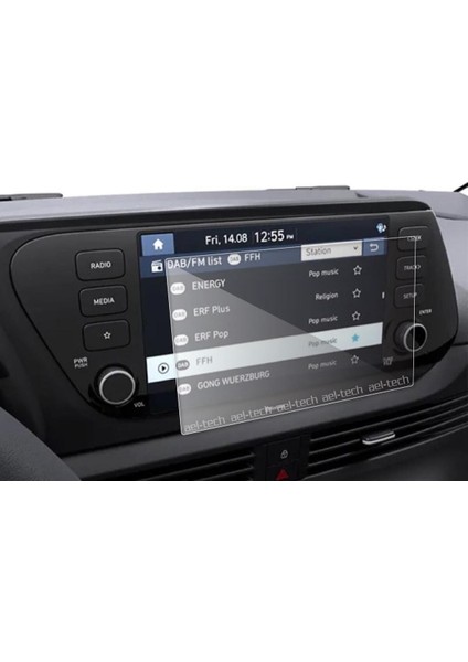 Hyundai Bayon 8 Inç Navigasyon Uyumlu Nano Ekran Koruyucu 2021 2023