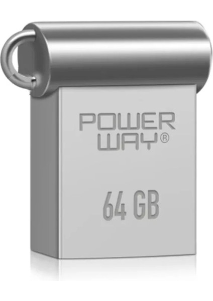 64 GB USB 3.0 Metal Mını Flash Bellek