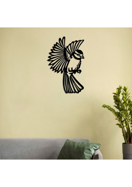 Kanatların Zarafeti Kuş Metal Tablo