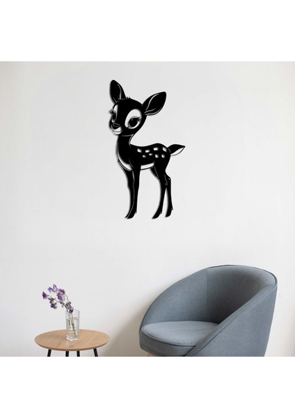 Sevimli Yavru Geyik Metal Tablo