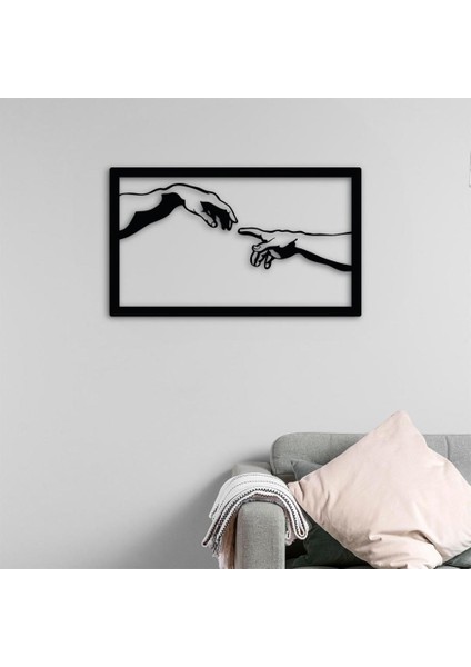 Yaradılış Dokunuşu Metal Tablo