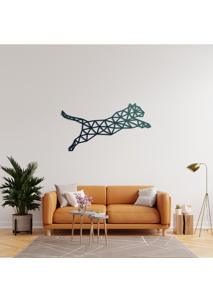 Geometrik Leopar Metal Tablo indirimleri