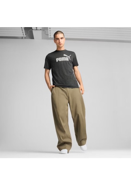 Ess No.1 Logo Heather Tee Erkek Antrasit Spor Tişört - 682550 07 modelleri