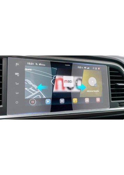 Seat Ateca Fr 9.2 Inç Mat Ekran Koruyucu Multimedya Şeffaf fırsatları