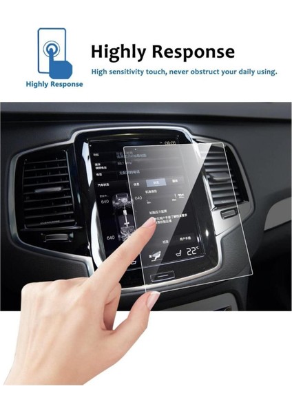 Volvo C40 Ekran Koruyucu 8.7" Multimedya Navigasyon