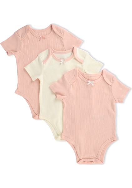Yenidoğan 3'lü Renkli Body Set