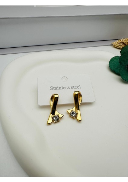 Çelik Küpe (Gold) KP510