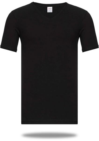 Star 206 Modal Yarım Kol V-Yaka T-Shirt Atlet